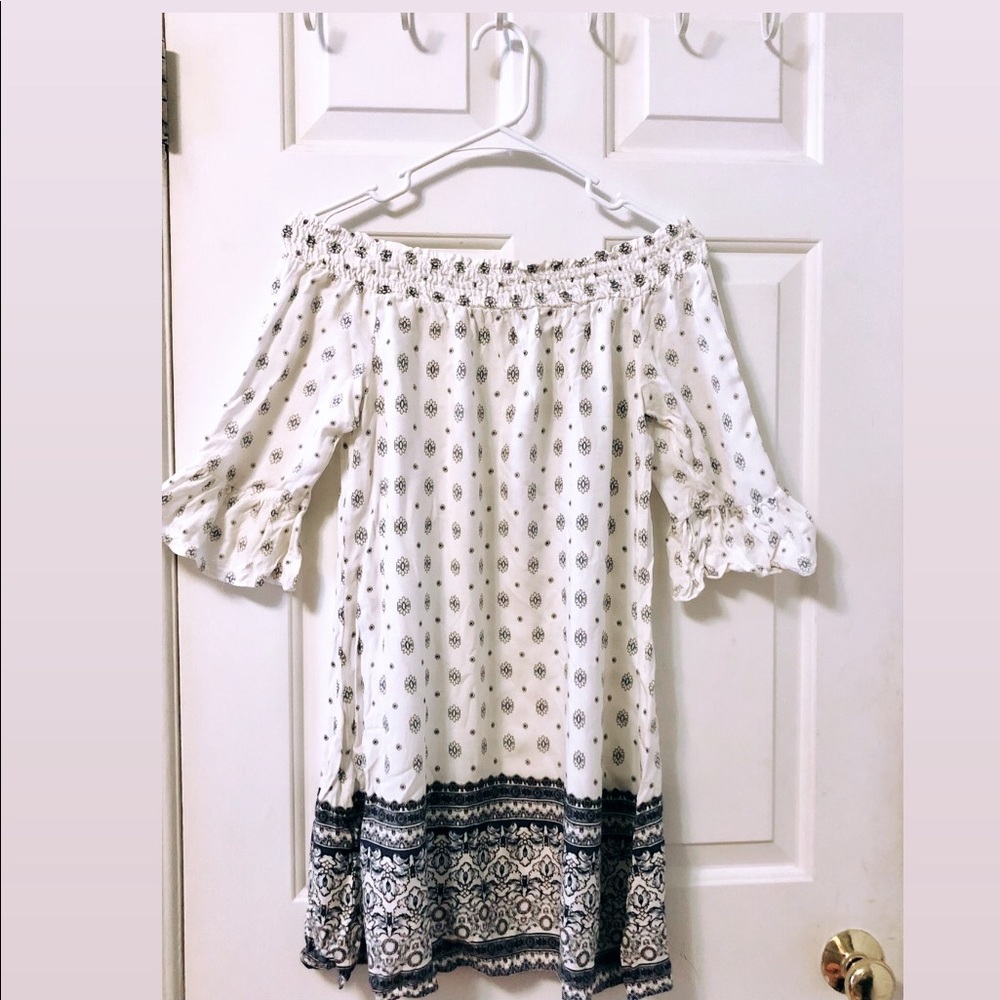 Off the shoulder dress